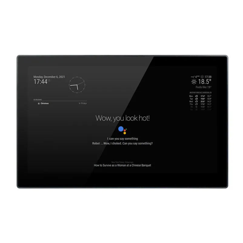 13.3-inch integrated computer touch display with ABS housing for Raspberry Pi CM4 smart mirror projects.