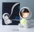 Animal-themed atmospheric night light with LED illumination and resin construction