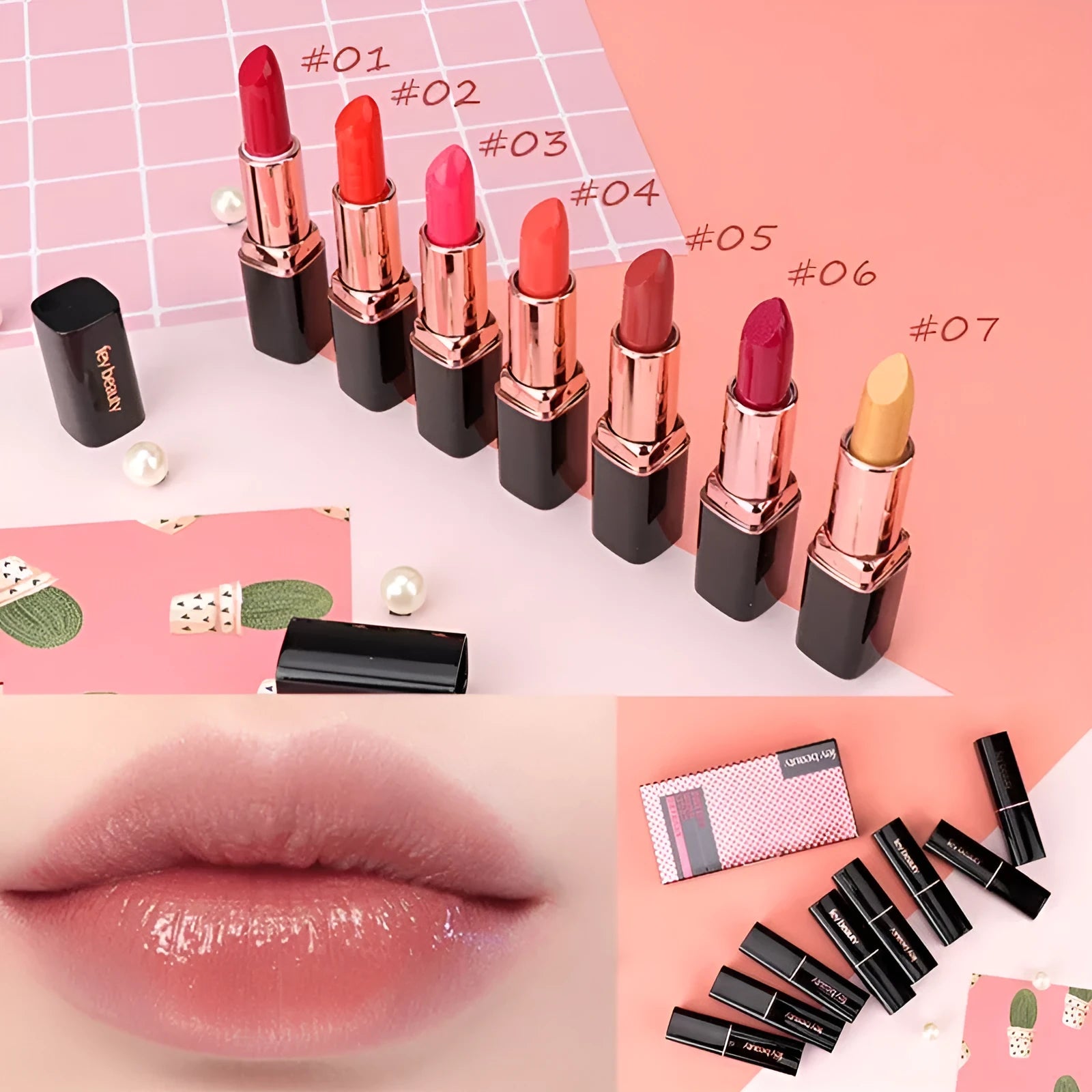 Fey Beauty Cameo Brown moisturising lipstick stick with 3.8g net content