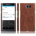 BlackBerry smartphone back cover case made of genuine leather and PC plastic in a choice of colours.