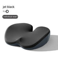 Car seat cushion and lumbar support set in five colour options with synthetic fibre filling