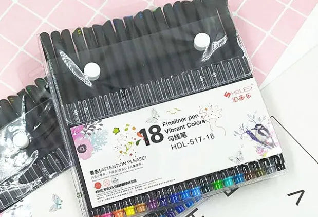 Watercolour pencils in a plastic body, available in 12, 18 and 24 colour sets for oil painting supplies