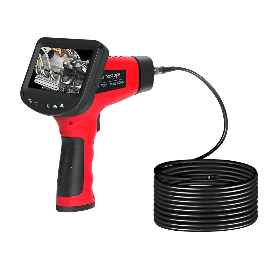 8.5mm diameter dual-lens endoscope inspection camera with choice of cable lengths.