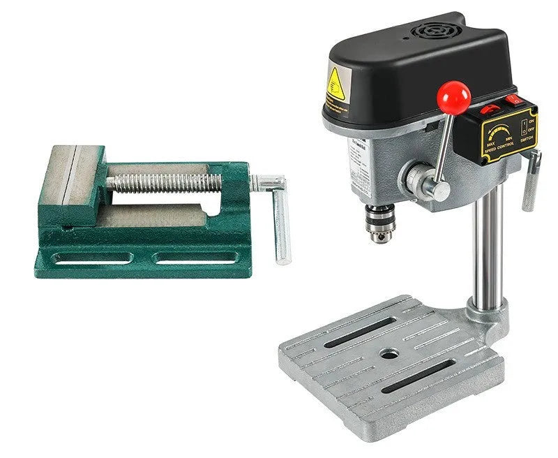 Mini bench drill milling machine with 240W power for workshop drilling tasks