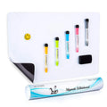 A3 sized soft magnetic whiteboard with rounded corners for sticking to refrigerator doors