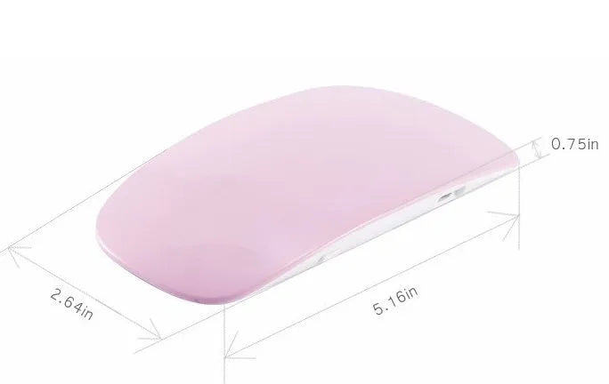 LED nail light therapy machine USB portable 6W pink white compact ABS