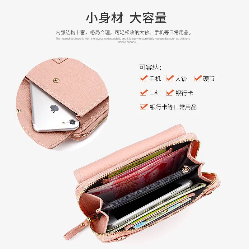Soft faux leather shoulder bag crossbody hobo bag with zip closure in black colour option