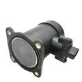 Ferrous metal automotive air flowmeter MAF sensor in black with dimensions 13.5x11.5x12.5 cm