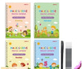 Children's handwriting training set with groove magic practice posts and ten refills
