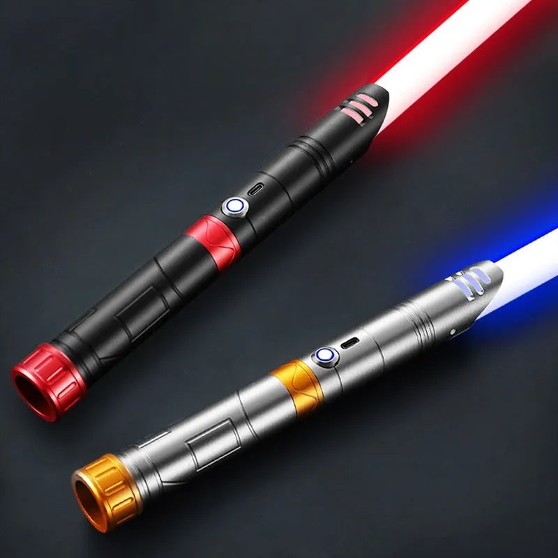 Star Wars metal laser sword toy with 16 colours and sound effects, black red edition