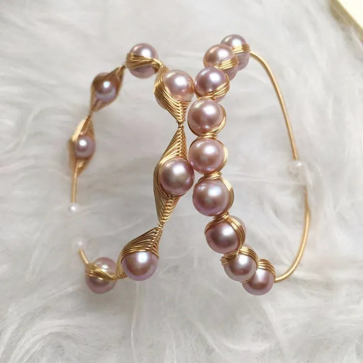 Freshwater pearl bracelet unisex design first model colour for travel commemoration gift