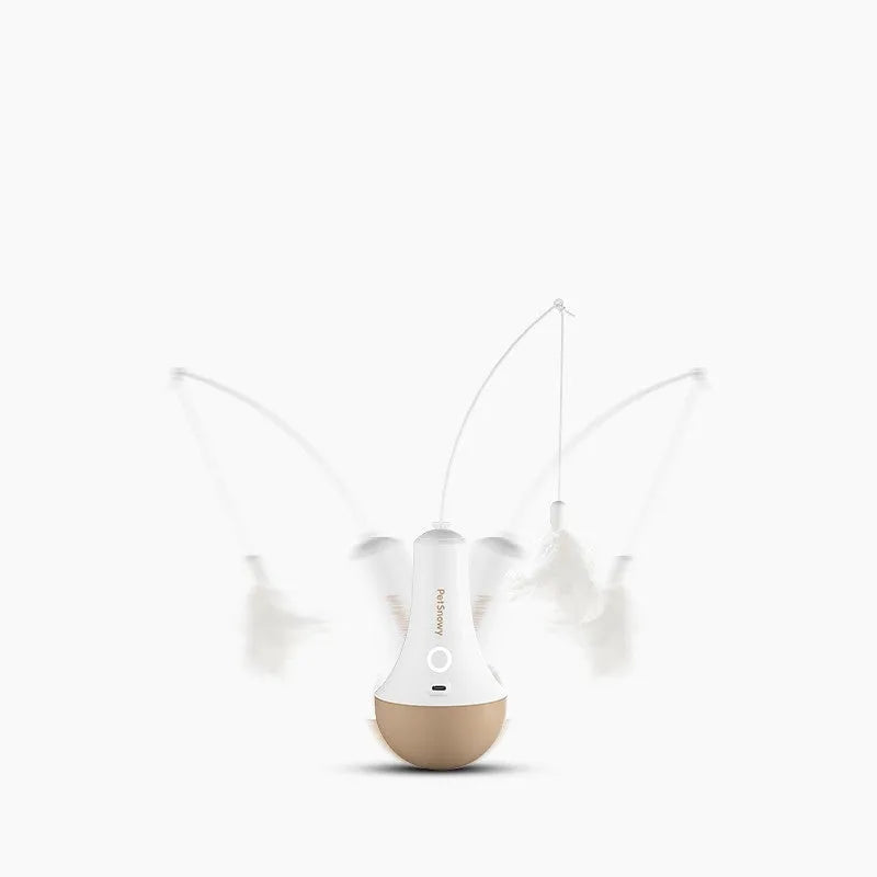 Intelligent Tumbler Electric Cat Toy with Type-C charging and ABS body