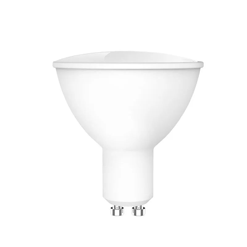 Smart RGBCCT GU10 spotlight bulb with WiFi control and colour temperature adjustment