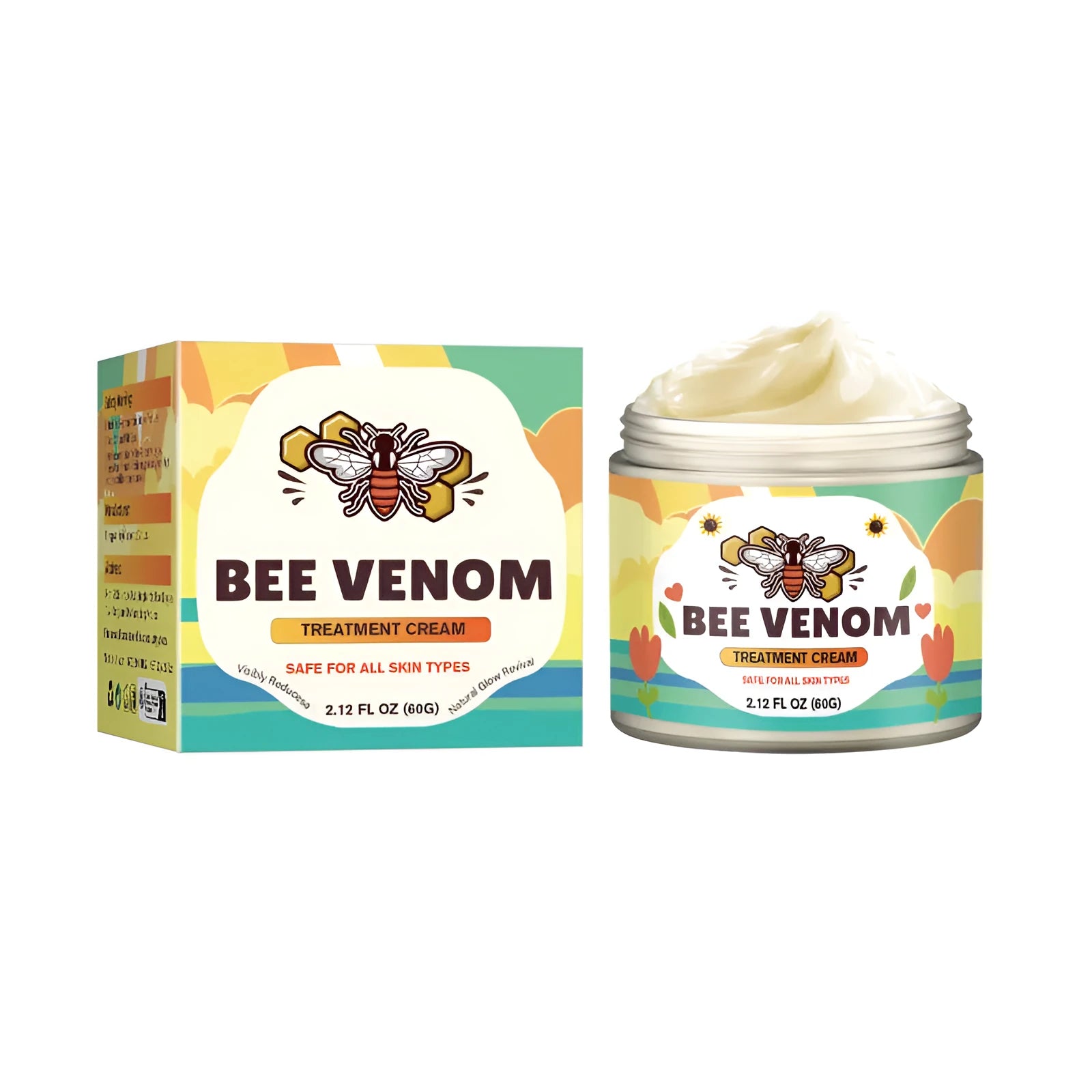 60g jar of hydrating neck cream for targeted neck treatment
