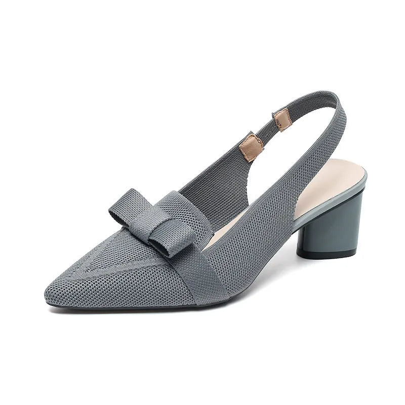 Women's closed toe high heel sandals with ankle buckle strap in solid colours