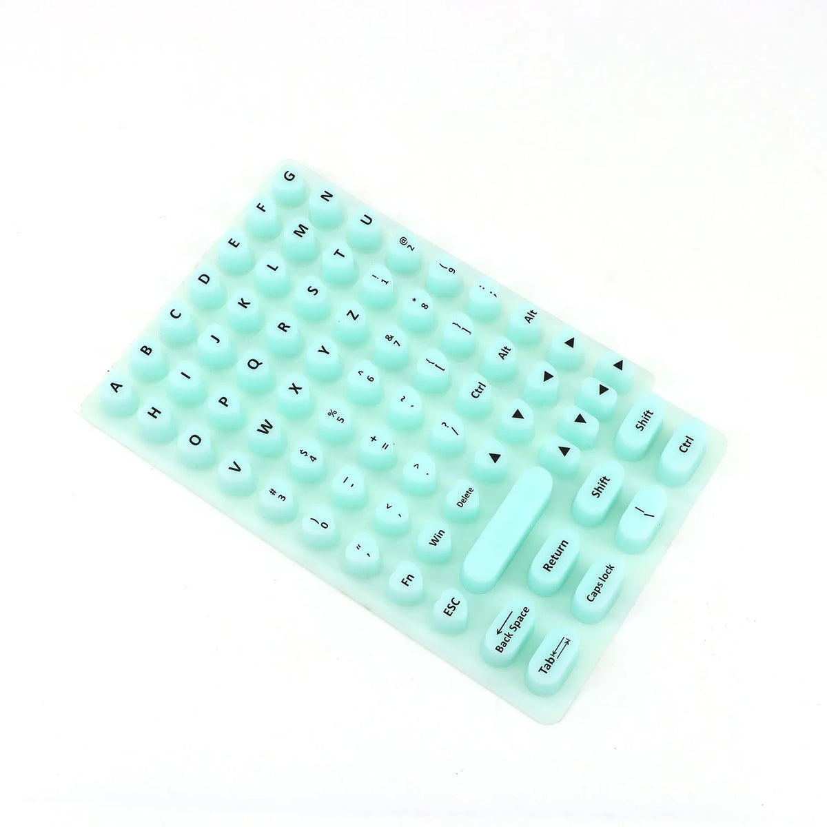Silicone keyboard stickers for desktop and notebook computers, 91‑key and 70‑key sets, anti‑static, 17cm x 11cm sheet