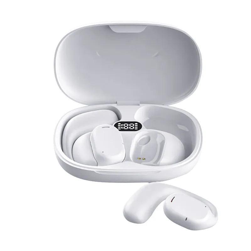 Wireless Bluetooth translation earphones with noise reduction in black colour