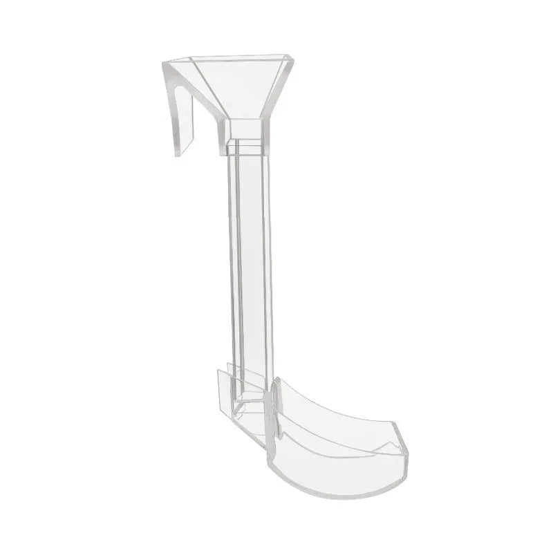 Aquarium feeding dish set with plastic tube, cleaning brush, and feeding spoon.