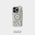 Genuine leather iPhone protective case in black, showing Snake Year Limited Edition design on the back.