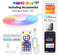 3 metre long blue and pink magic colour USB LED neon light strip with a remote control.