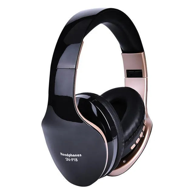 HobbyLane Bluetooth wireless headset with over-ear design and built-in microphone
