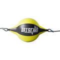 Professional black and red stitching boxing dodge ball hanging for training.