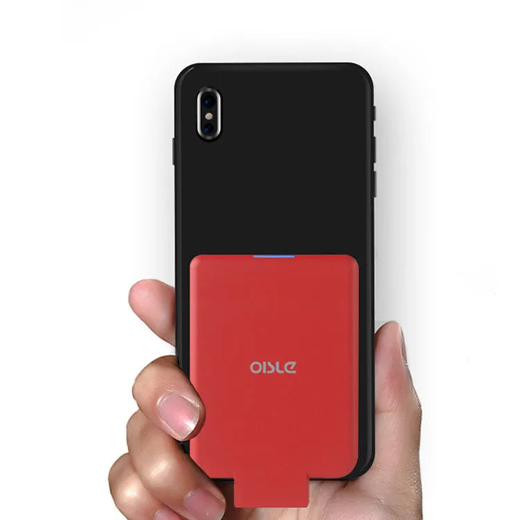 4500mAh back clip battery for phones in multiple colours showing slim 9mm profile