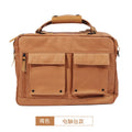 Dpark black single shoulder sling laptop bag for 14 or 15 inch devices on a table