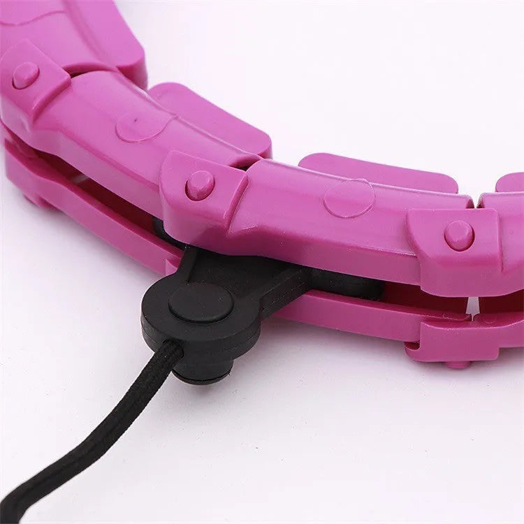 ABS plastic massage soft ball in pink colour with detachable design for fitness use
