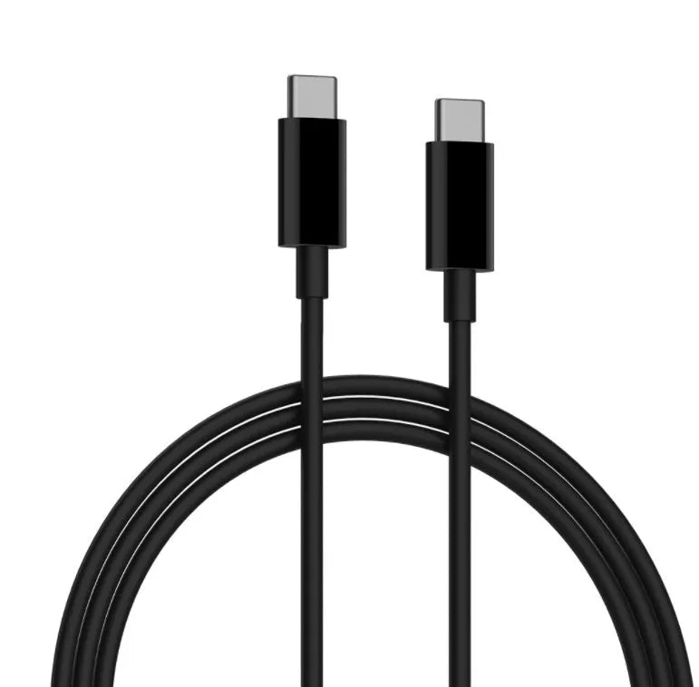 Black ZMI USB-C 65W compact notebook power adapter with folded plug.