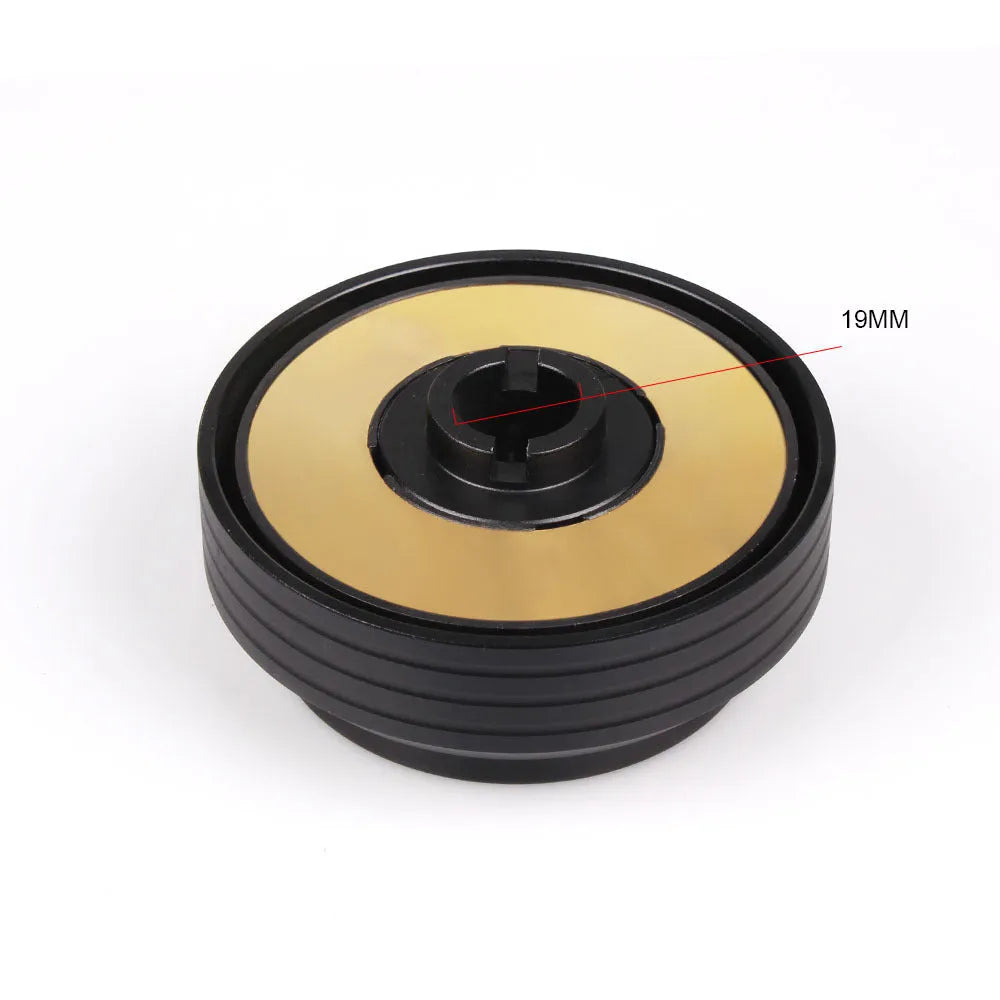 Black steering wheel base modification fitting for Honda Civic EK and EG models.