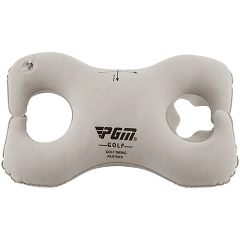 Golf swing corrector with PVC fluffy surface, retractable air nozzle, and two style options