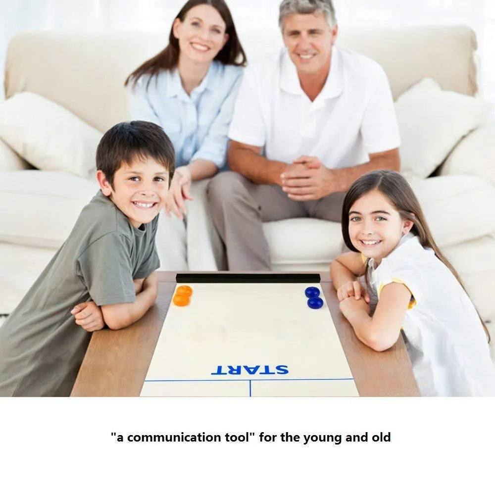 Curling table game with 1200mm runway and 25mm balls, indoor tabletop curling toy for ages 6-16