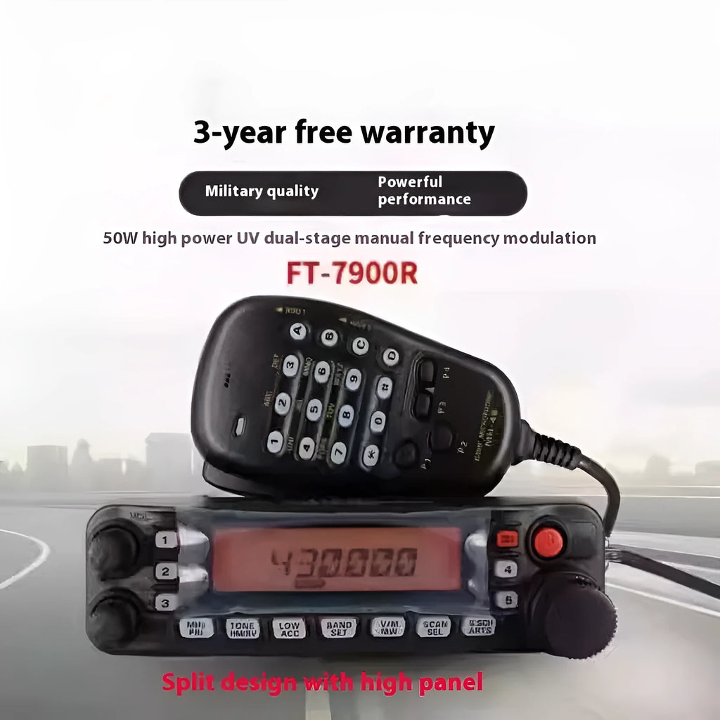 High-power UHF radio walkie-talkie for car convoy communication with 507 antenna options