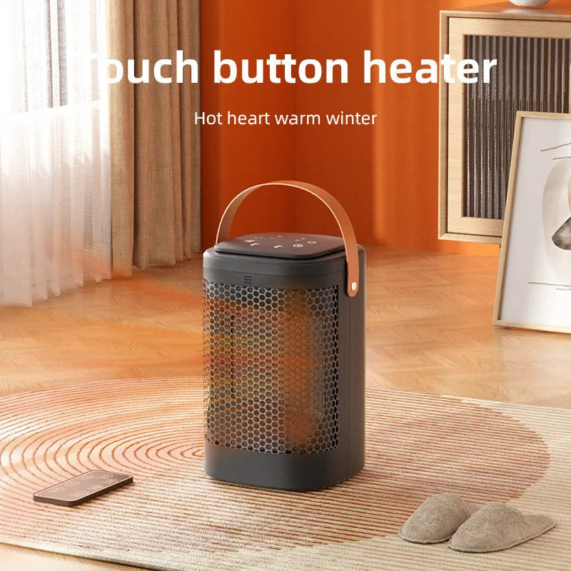 Digital hot and cold air heating radiator with touch screen and remote control in 618 electronic model colour
