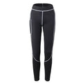Black SCR nylon neoprene shaping fitness pants, high-waist compression leggings for running and cycling, Asian sizes S-3XL