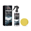 Car interior refurbishment cleaner kit with 100ml bottle and application sponge