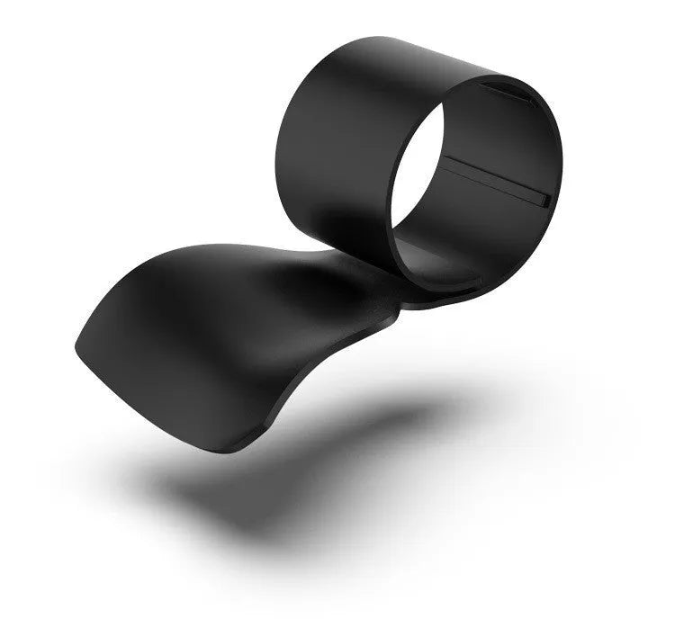 Black motorcycle booster cruise assist throttle rest on handlebar for long distance riding
