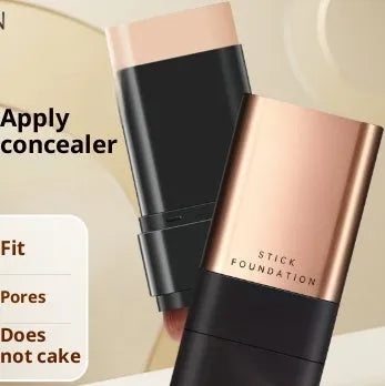 Flawless Water Light Eraser Stick Foundation in bright white and natural colour shades with brush included