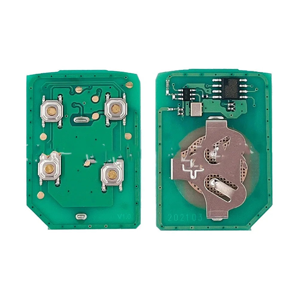 Ford car remote key replacement shell in ABS plastic, showing 2+1 and 3+1 button style options.