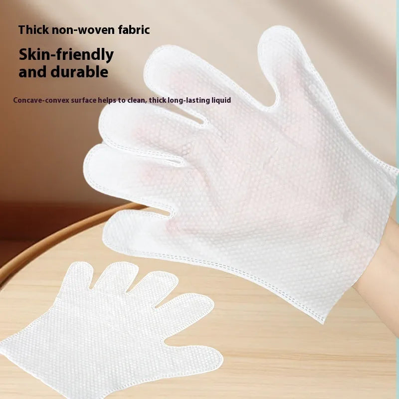 Pet wipes gloves for dogs, 6 pcs non-woven fabric, pink or white UK bag