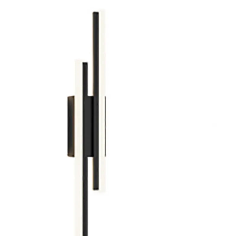 Scandinavian minimalist LED wall light with circular acrylic shade and adjustable arm mounting