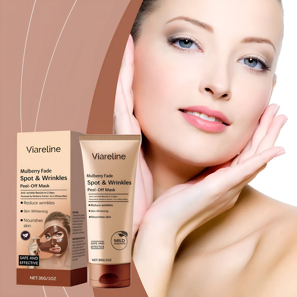 Single 30g sheet facial mask with arbutin and hyaluronic acid for delicate skin care.
