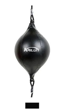 Adult professional boxing speed ball hanging PU black red adjustable strap 40cm 20cm diameter with gourd hooks