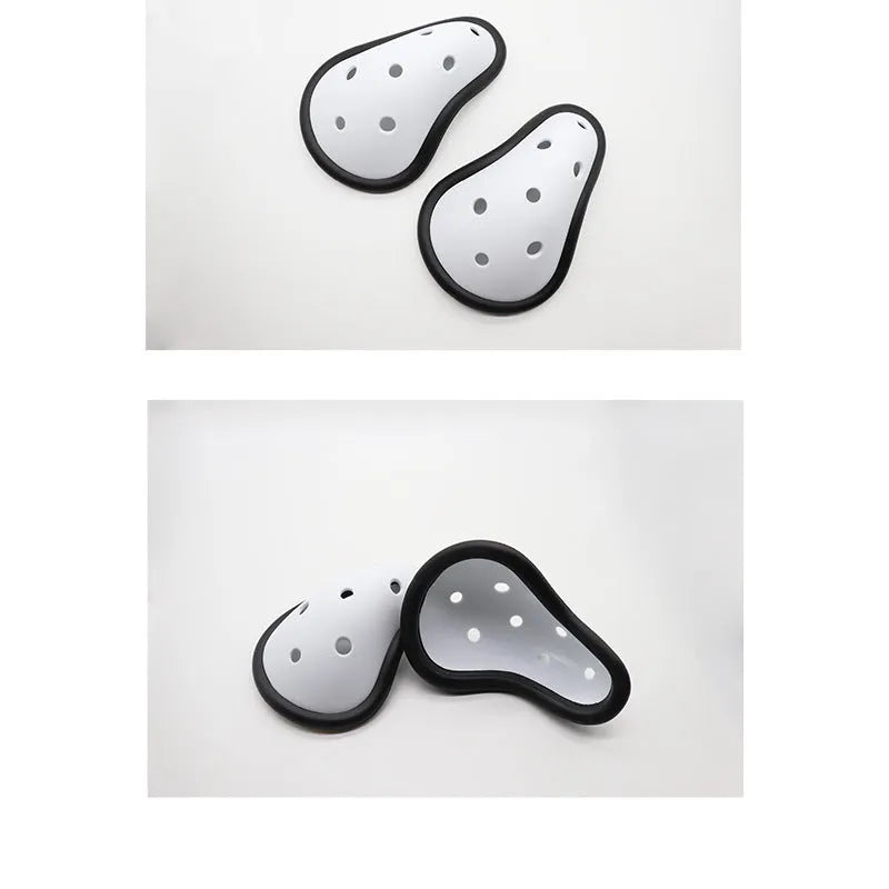Rubber genital protector for Sanda, boxing, and rugby sports safety.