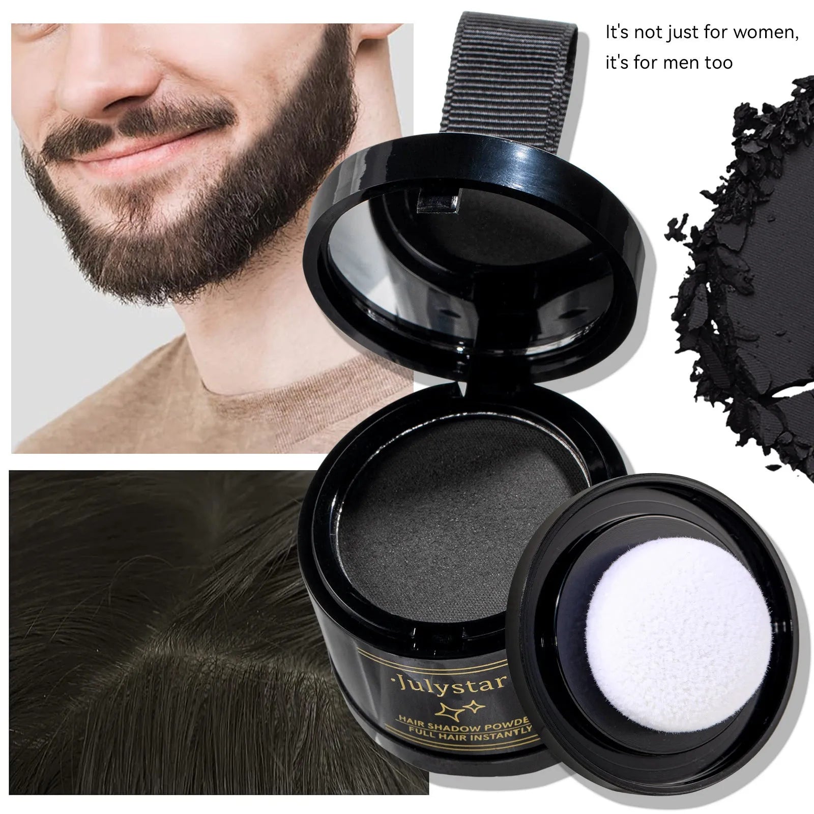 Hairline powder compact in 4g with four colour options for nose shadow contouring and filling