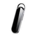 Black one-key recording smart voice recorder pen with 1920x1080 camera, 4-256GB memory and 200mAh battery