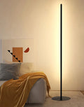 Vertical aluminum alloy floor lamp with LED light in modern simplicity design