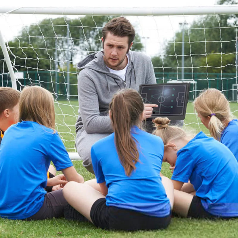 15 inch football tactics board with LCD writing surface and ABS body for sports training