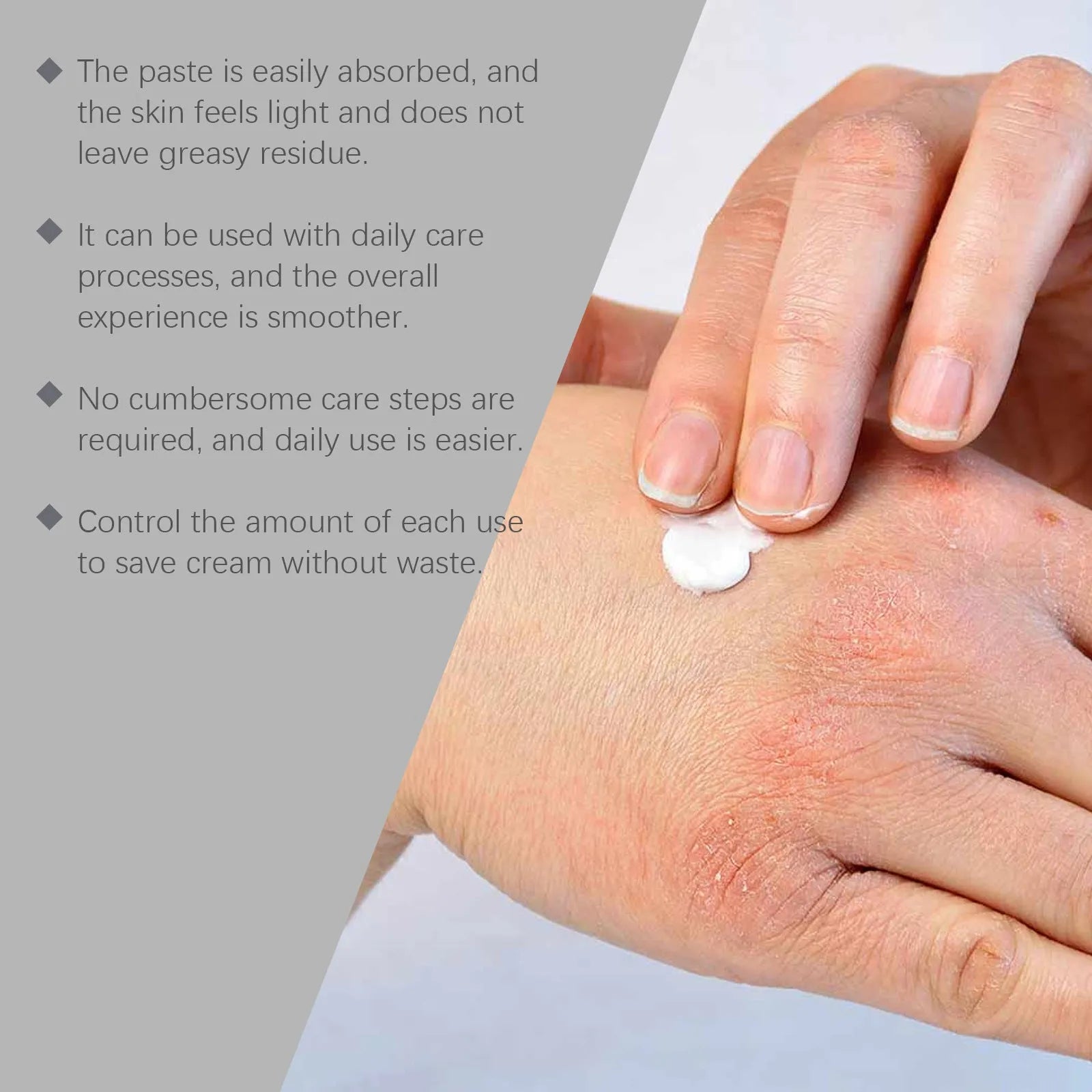 75g jar of skin neck repair cream with bifidobacterium and mint leaf ingredients